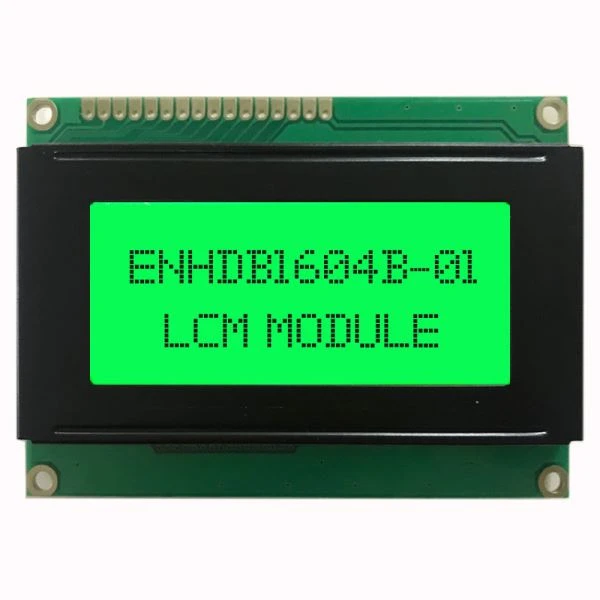 Cymeriadau STN 16 * 4 Llinellau Modiwl LCD Bwrdd Rheoli Lcd Negyddol